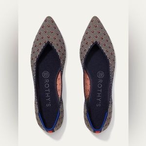 Rothy’s The Point in Coral Dot - size 9 - BNIB
